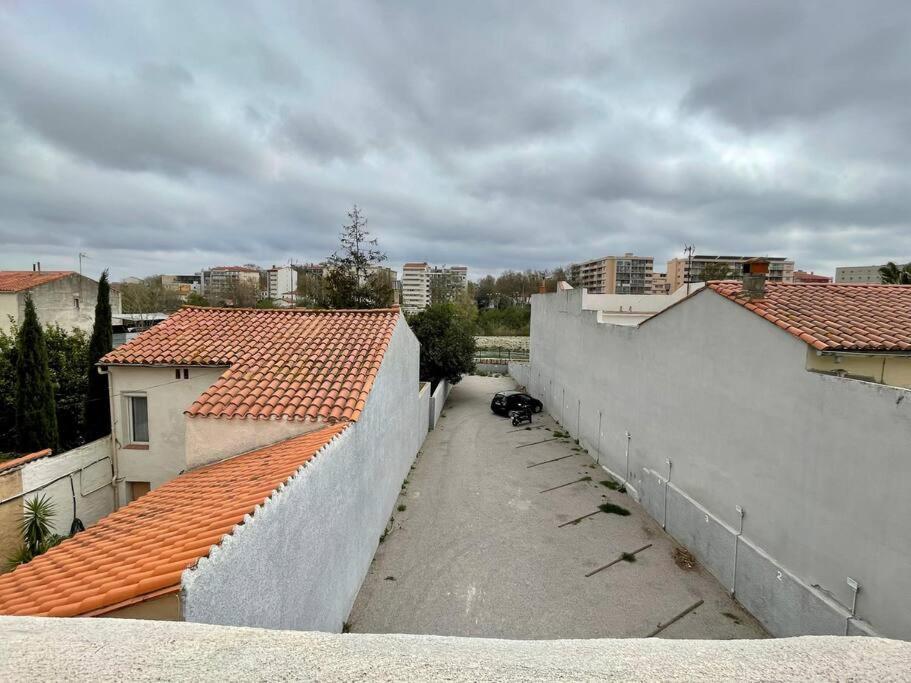 Duplex Avec Terrasse Et Parking Perpignan Exterior foto